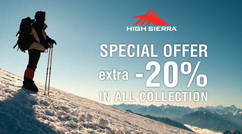 EXTRA -20% ALL COLLECTION HIGH SIERRA 