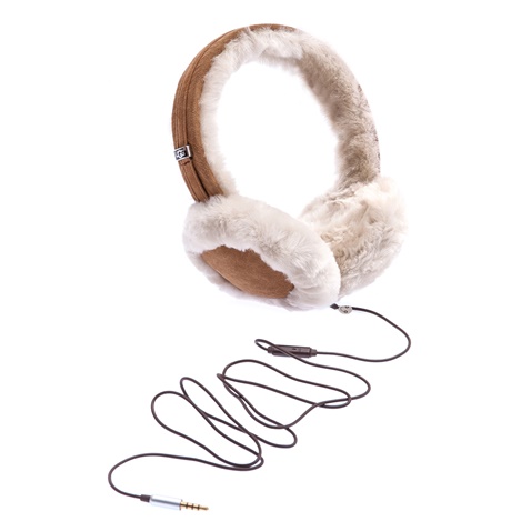 UGG-Γυναικεία γούνινα αυτάκια-ακουστικά Ugg Australia καφέ