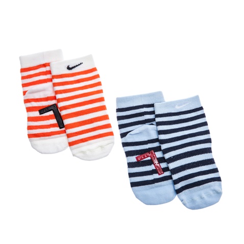 NIKE-Βρεφικές σετ κάλτσες Nike μπλε,πορτοκαλί