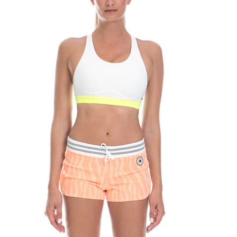 NIKE-Γυναικείο αθλητικό μπουστάκι Nike Pro Fierce λευκό