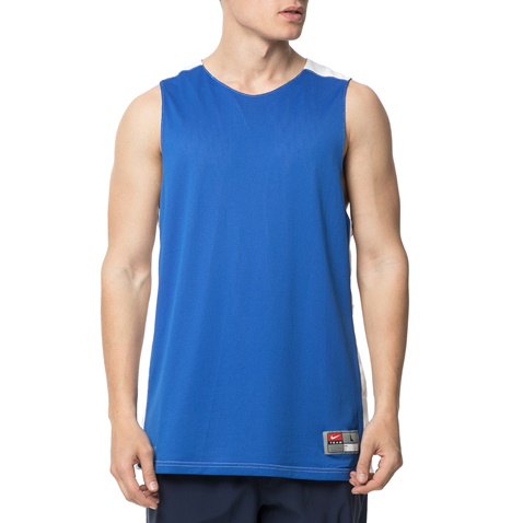 NIKE-Ανδρική αθλητική αμάνικη μπλούζα Nike LEAGUE REV PRACTICE TANK μπλε