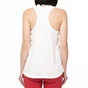 HELLY HANSEN-Γυναικεία αμάνικη μπλούζα HELLY HANSEN NAIAD SINGLET ριγέ λευκό-κόκκινο