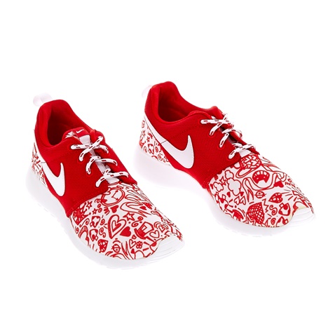 NIKE-Παιδικά αθλητικά παπούτσια NIKE ROSHE ONE PRINT κόκκινα 