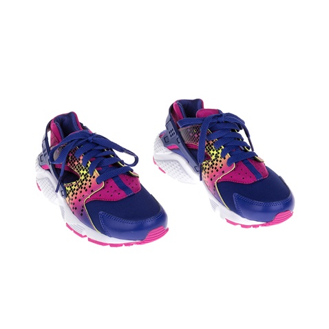 NIKE-Παιδικά παπούτσια NIKE HUARACHE RUN PRINT μπλε-ροζ 