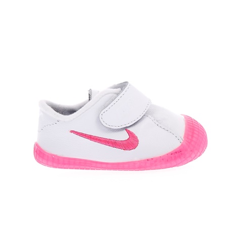 NIKE-Βρεφικά αθλητικά παπούτσια NIKE WAFFLE 1 λευκά-ροζ