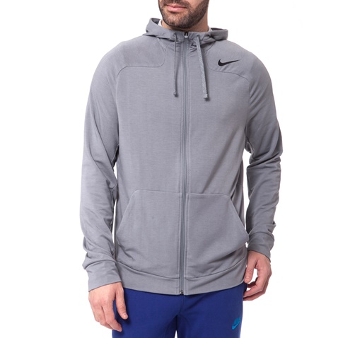 NIKE-Ανδρική ζακέτα Nike DRI-FIT TOUCH FLEECE γκρι