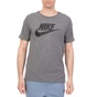 NIKE-Aνδρικό t-shirt Nike Futura Icon γκρι με στάμπα
