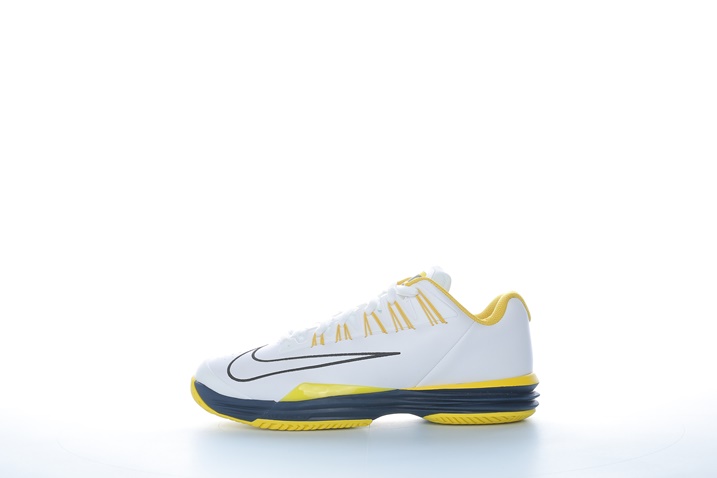 NIKE-Ανδρικά παπούτσια τέννις Nike  LUNAR BALLISTEC 1.5 λευκά-κίτρινα