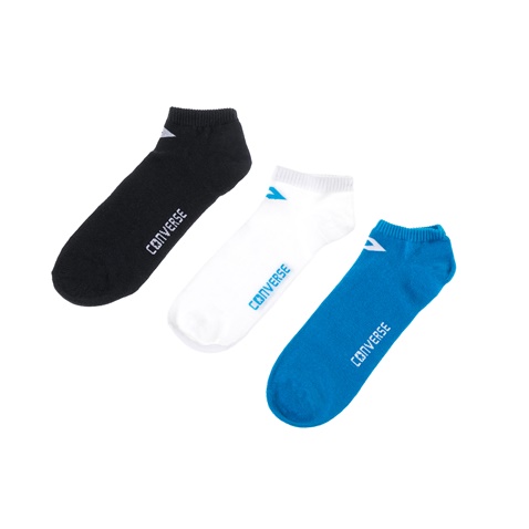 CONVERSE-Αντρικό σετ κάλτσες CONVERSE μαύρο-άσπρο-μπλε 