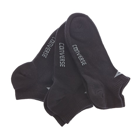 CONVERSE-Ανδρικές κάλτσες Converse σετ μαύρες