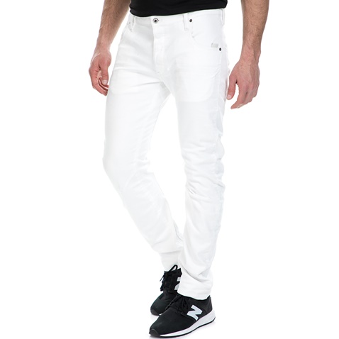 G-STAR RAW-Ανδρικό τζιν παντελόνι G-Star Raw arc 3d slim λευκό