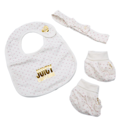 JUICY COUTURE KIDS-Βρεφικό σετ Juicy Couture λευκό