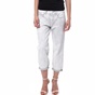 CALVIN KLEIN JEANS-Γυναικείο τζιν παντελόνι Calvin Klein Jeans λευκό