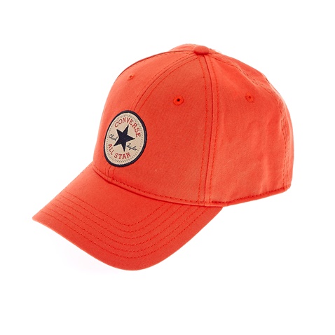 CONVERSE-Unisex καπέλο Core Cotton Twill Baseball κόκκινο-πορτοκαλί