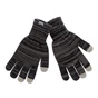 CONVERSE-Unisex γάντια Converse γκρι-μαύρα