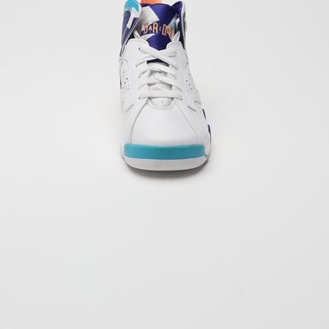 NIKE-Παιδικά παπούτσια basketball NIKE 442960 AIR JORDAN 7 RETRO (GS) λευκά