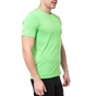 NIKE-Ανδρικό t-shirt NIKE DRI-FIT CONTOUR φλούο πράσινο