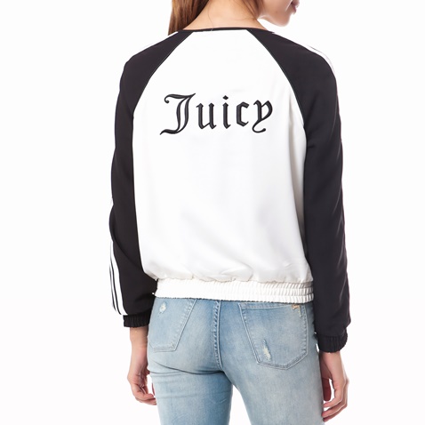 JUICY COUTURE-Γυναικείo τζάκετ Juicy Couture λευκό-μαύρο