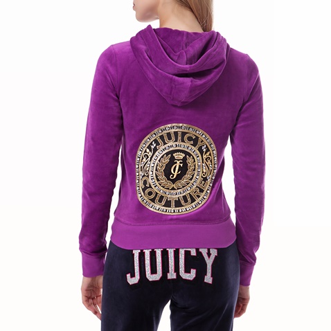 JUICY COUTURE-Γυναικεία ζακέτα Juicy Couture μωβ