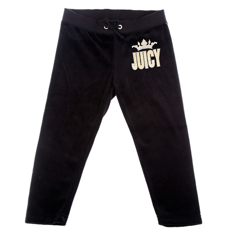 JUICY COUTURE KIDS-Παιδικό παντελόνι Juicy Couture μαύρο