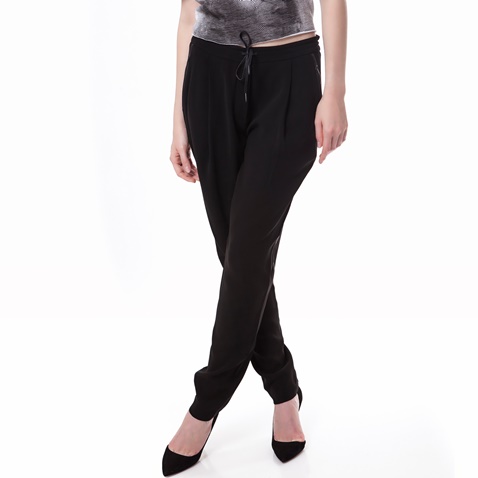 CALVIN KLEIN JEANS-Γυναικείο παντελόνι Calvin Klein Jeans μαύρο