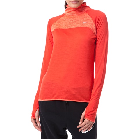 NIKE-Γυναικεία μπλούζα Nike κόκκινη-πορτοκαλί