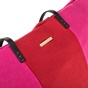 JUICY COUTURE-Γυναικεία τσάντα JUICY COUTURE EXCLUSIVE MONOGRAM ροζ-κόκκινη