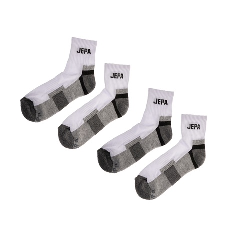 JEPA-Σετ ανδρικές κάλτσες DEMI HALF TERRY λευκές 