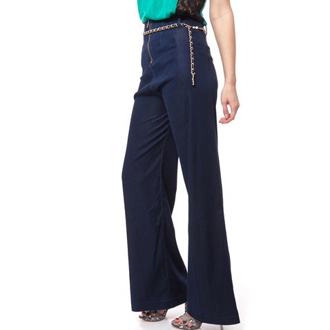 GUESS-Γυναικείο τζιν παντελόνι CLEA PALAZZO Guess μπλε