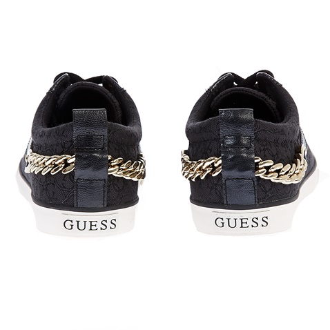 GUESS-Γυναικεία sneakers MEENAS Guess μαύρα