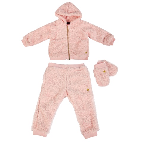 JUICY COUTURE KIDS-Βρεφικό σετ Juicy Couture ροζ