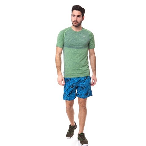 NIKE-Ανδρικό t-shirt NIKE DRI-FIT KNIT πράσινο