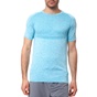 NIKE-Ανδρικό t-shirt NIKE DRI-FIT KNIT γαλάζιο