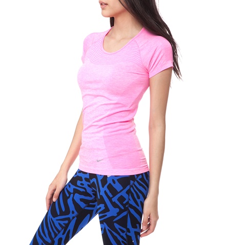 NIKE-Γυναικείο t-shirt Nike DRI-FIT KNIT TANK ροζ