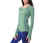 NIKE-Γυναικεία μπλούζα Nike DRI-FIT KNIT πράσινη