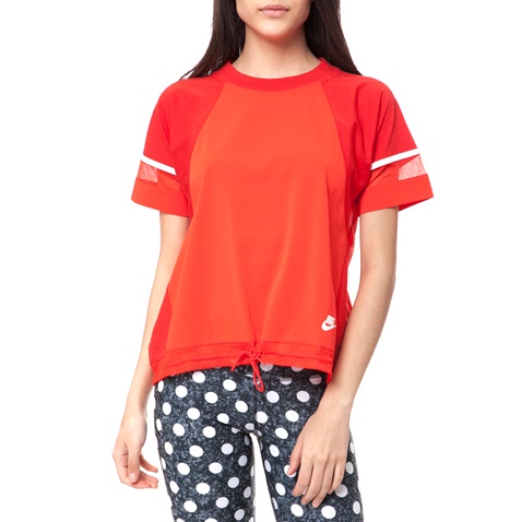 NIKE-Γυναικεία μπλούζα NIKE κόκκινη