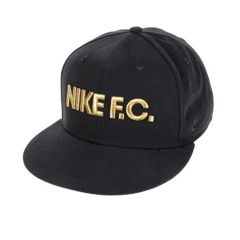 NIKE-Αθλητικό καπέλο NΙKΕ FC TRUE CAP CLASSIC μαύρο-χρυσό