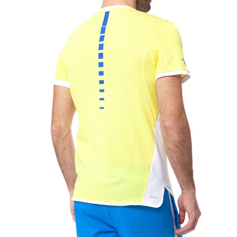 NIKE-Ανδρική μπλούζα NIKE λευκή-κίτρινη