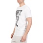 NIKE-Ανδρική κοντομάνικη μπλούζα NIKE TEE-JDI PHOTO FILL λευκή