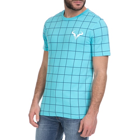 NIKE-Aνδρικό T-Shirt τένις NIKE COURT RAFA μπλε 