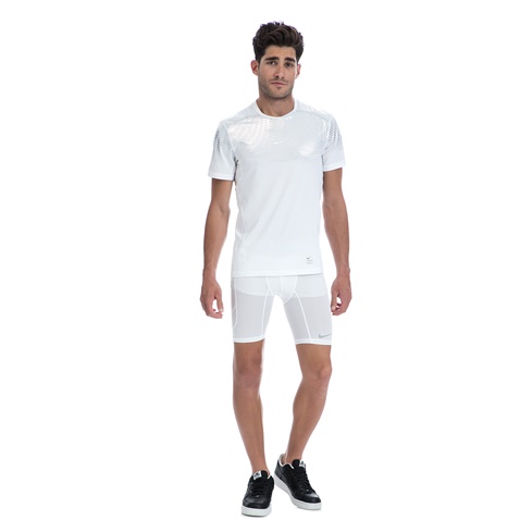 NIKE-Ανδρικό αθλητικό t-shirt Nike HYPERCOOL MAX λευκό