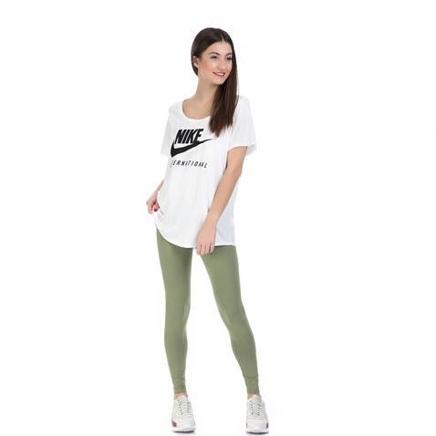 NIKE-Γυναικείο μακρύ κολάν Nike χακί 