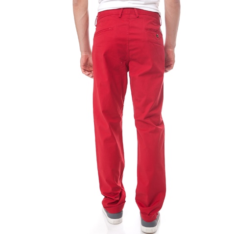 BEN SHERMAN-Ανδρικό παντελόνι BEN SHERMAN κόκκινο