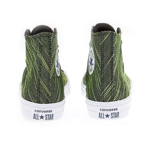 CONVERSE-Unisex παπούτσια Chuck Taylor All Star II Hi μαύρα-πράσινα