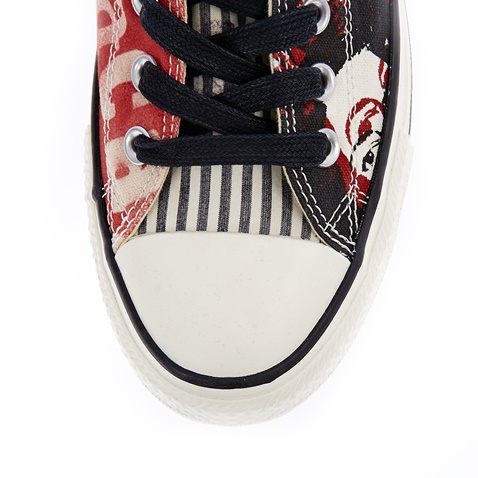 CONVERSE-Unisex παπούτσια Chuck Taylor All Star Hi μαύρα-κόκκινα