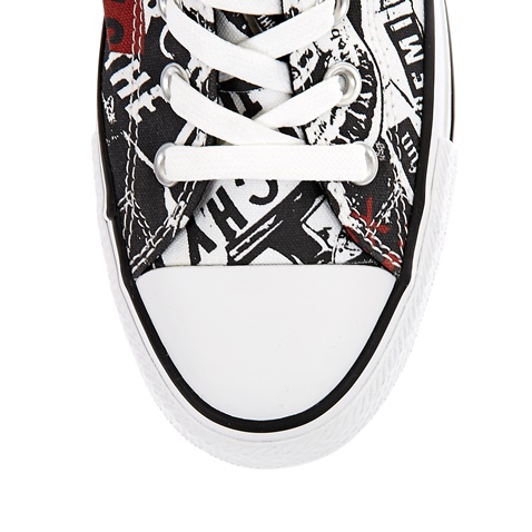 CONVERSE-Unisex παπούτσια Chuck Taylor All Star Ox λευκά-μαύρα