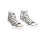 CONVERSE-Unisex παπούτσια Chuck Taylor All Star Hi λευκά-μαύρα