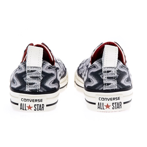 CONVERSE-Unisex παπούτσια Chuck Taylor All Star Ox Missoni μαύρα-λευκά