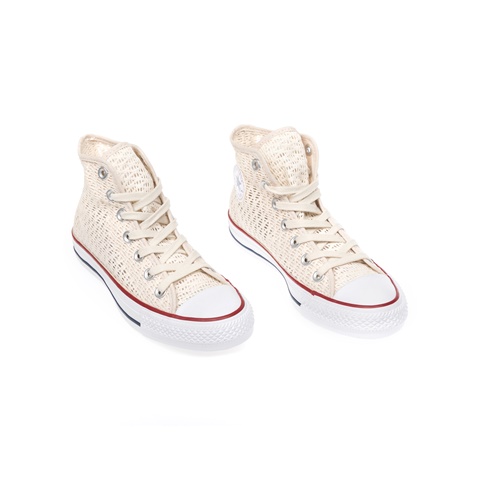 CONVERSE-Γυναικεία παπούτσια Chuck Taylor All Star Hi εκρού