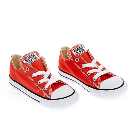 CONVERSE-Βρεφικά παπούτσια Chuck Taylor All Star Ox κεραμιδί-πορτοκαλί
